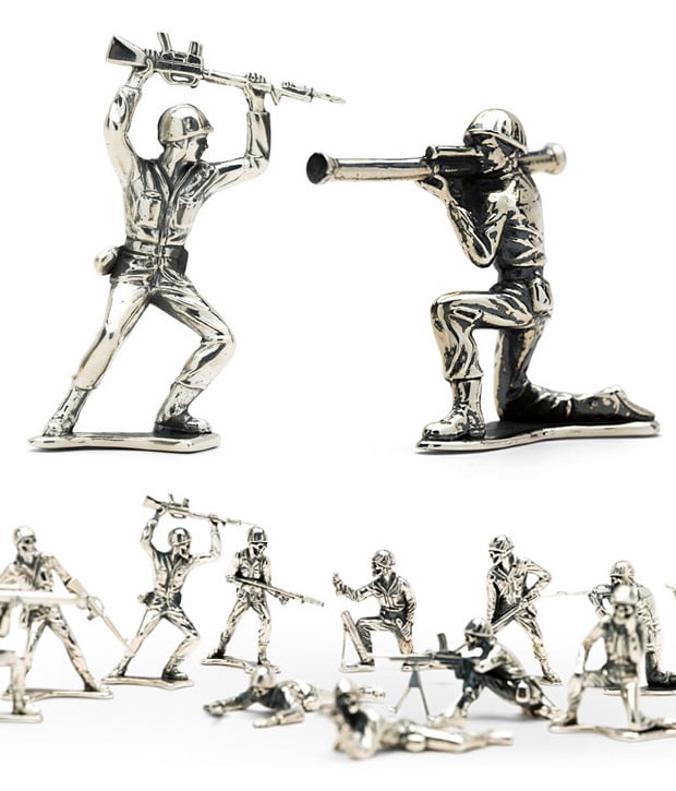 Silver Army Men