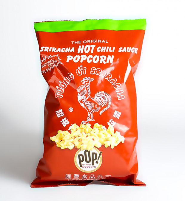 Sriracha Popcorn