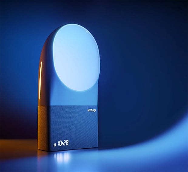 Withings Aura Connected Alarm Clock with Wake-Up Light & Sound System