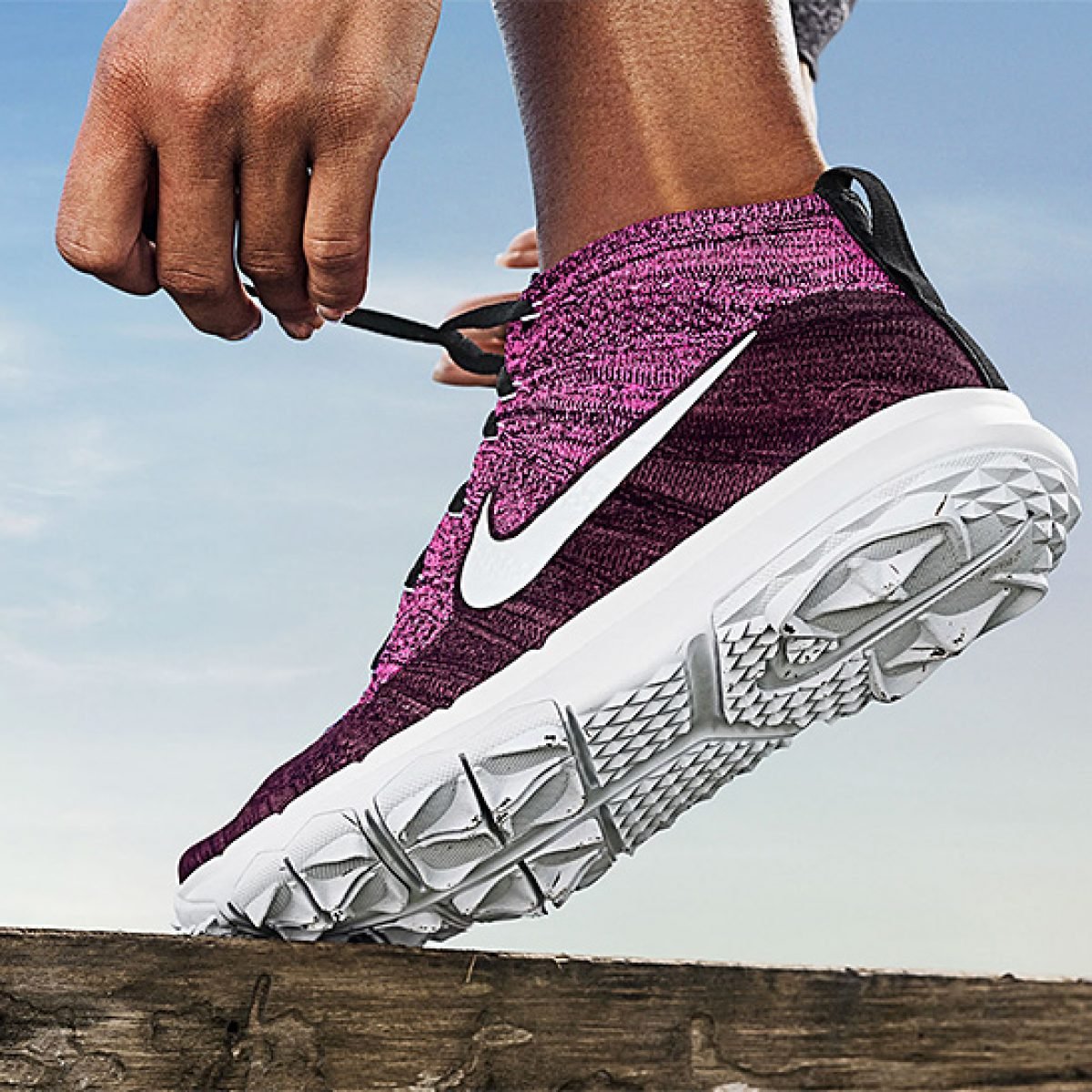 nike knit golf shoes