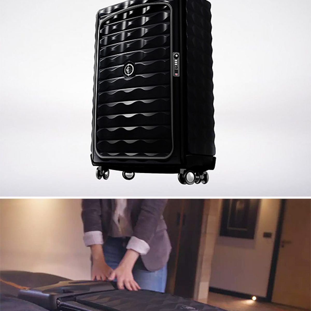 collapsible suitcase