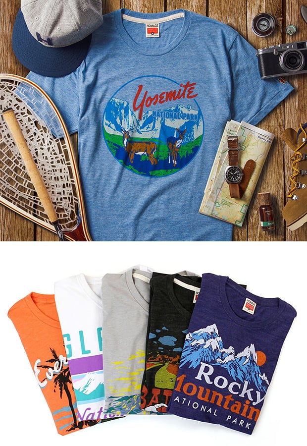 National Parks Homage Tees