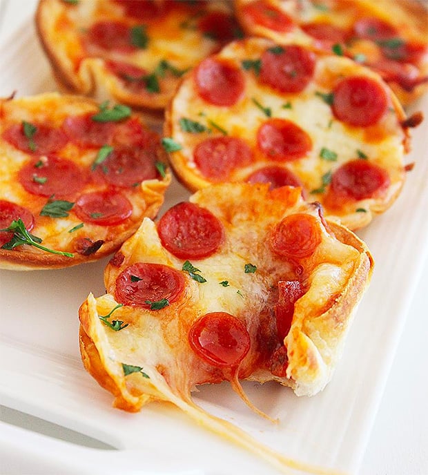 Mini Tortilla Pizzas