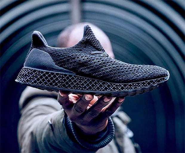 adidas Triple Black 3D-Printed Runner