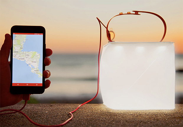 LuminAID Solar Inflatable Lantern and Phone Charger