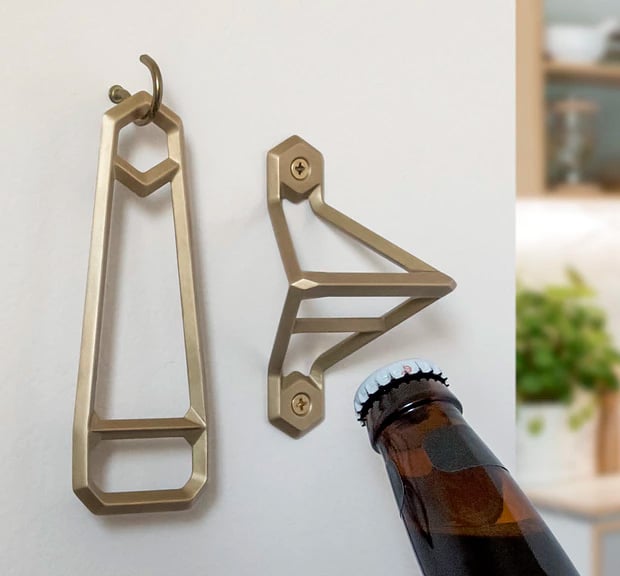 Wander Workshop Offers Brass Openers with the Leverage Collection