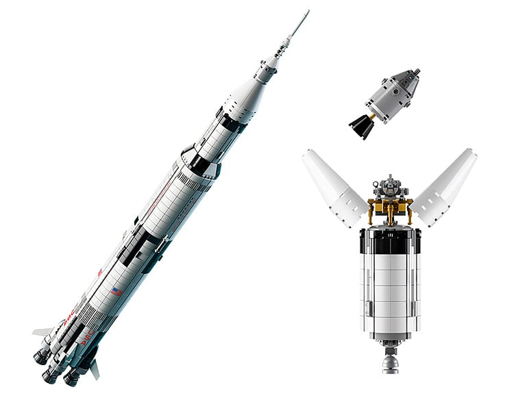 Lego Announces the NASA Apollo Saturn V Lunar Rocket Kit