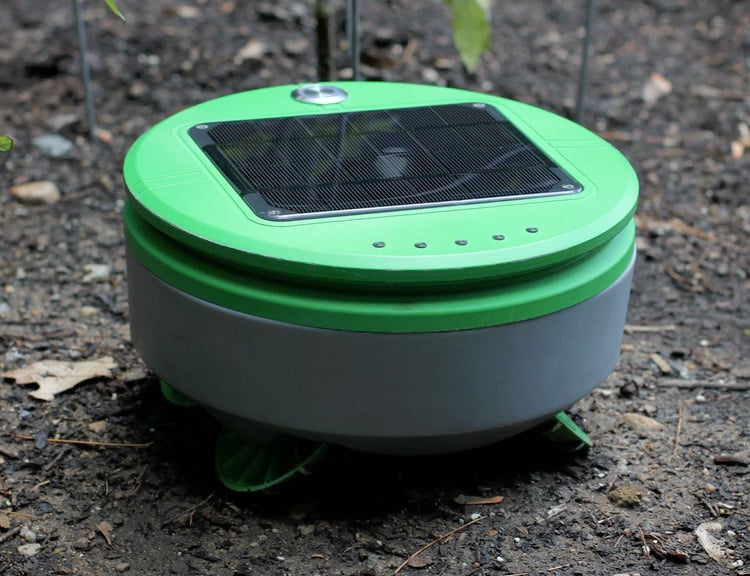 Tertill is a Solar-Powered Garden Weeding Robot