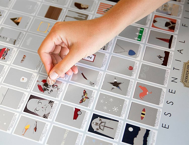 This Scratch-Off Chart Tracks Your Viewing of 100 Essential Movies