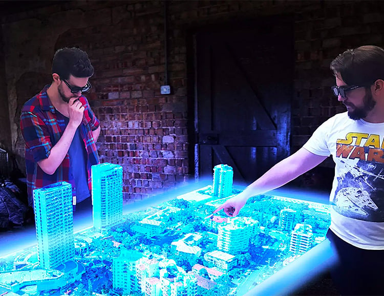 Euclideon Unveils World’s First Interactive Hologram Table