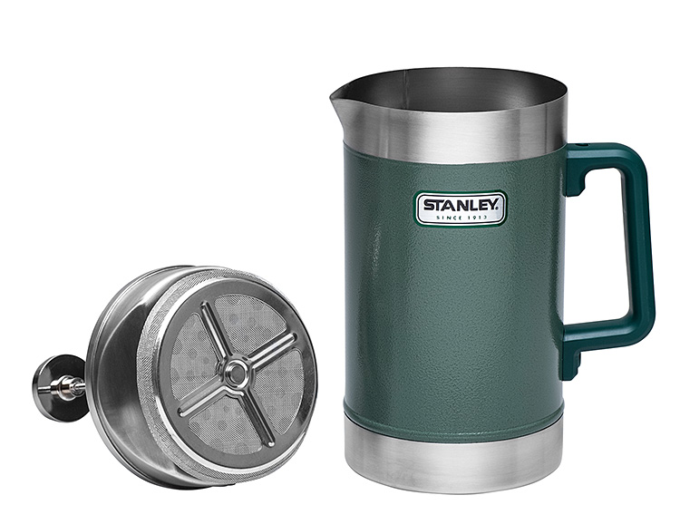 Stanley Classic Stainless Steel Coffee French Press, 48 oz 