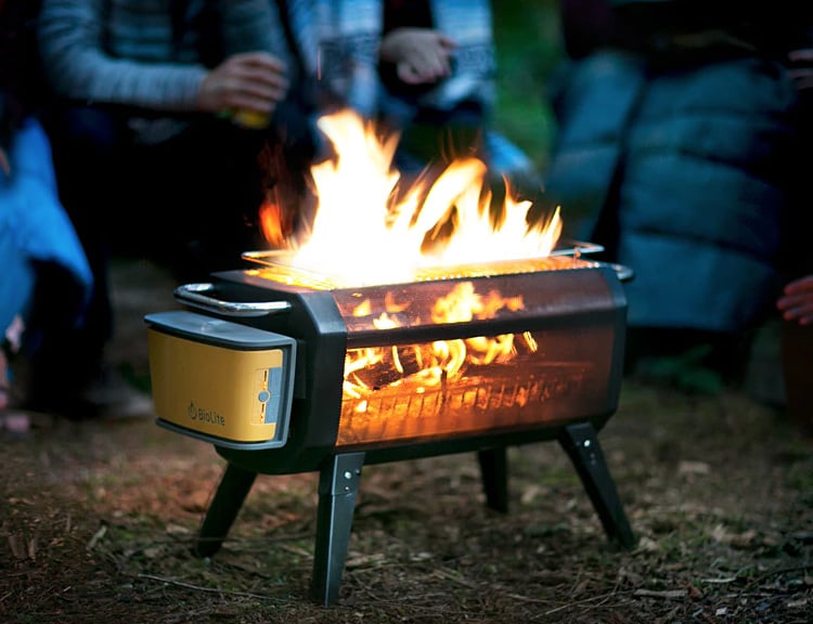 The BioLite FirePit is All Flame & No Smoke