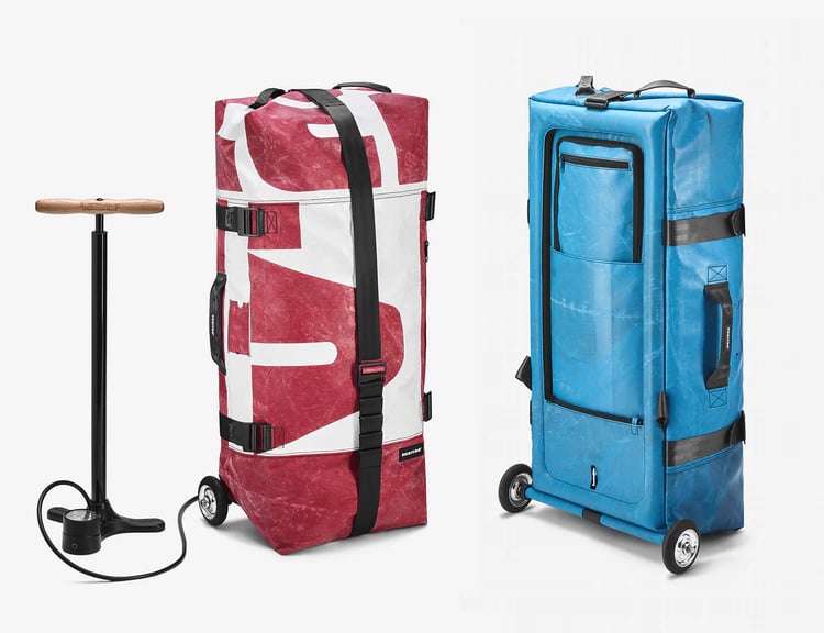 Swiss Bag Maker Freitag Introduces an Inflatable Travel Bag