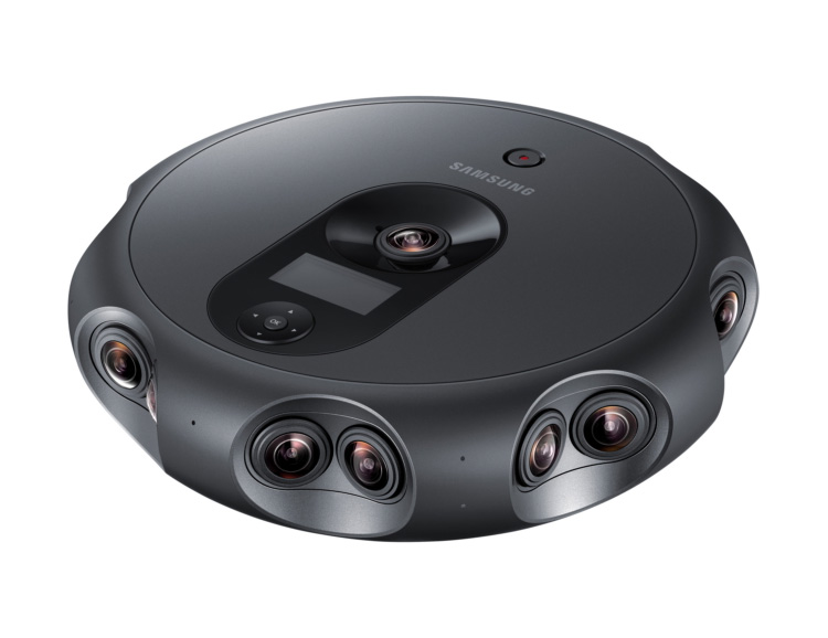 Samsung’s 360 Round Camera Captures 360-Degree Images with 17 Lenses