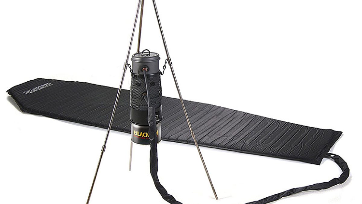 black camping mat