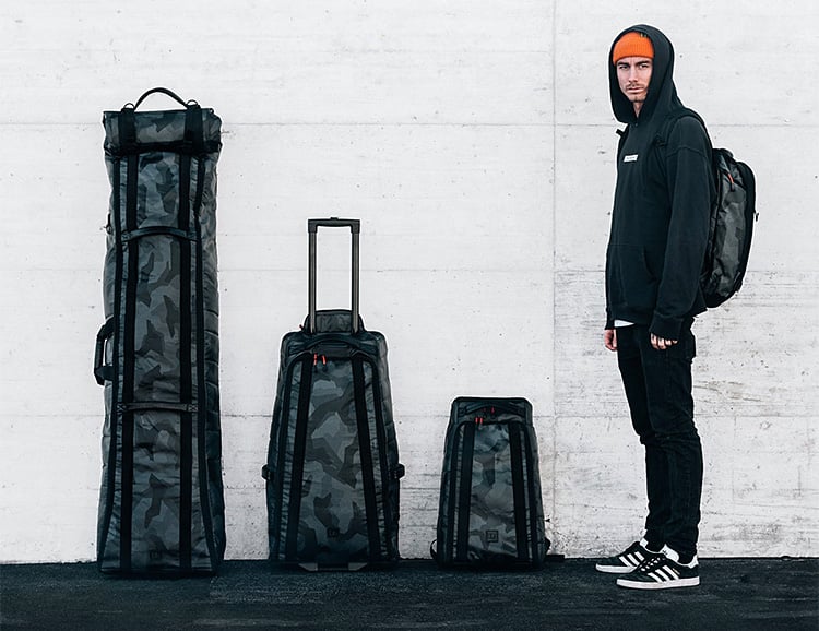 Douchebags’ Black Camo Collection Will Step Up Your Winter Travel Game