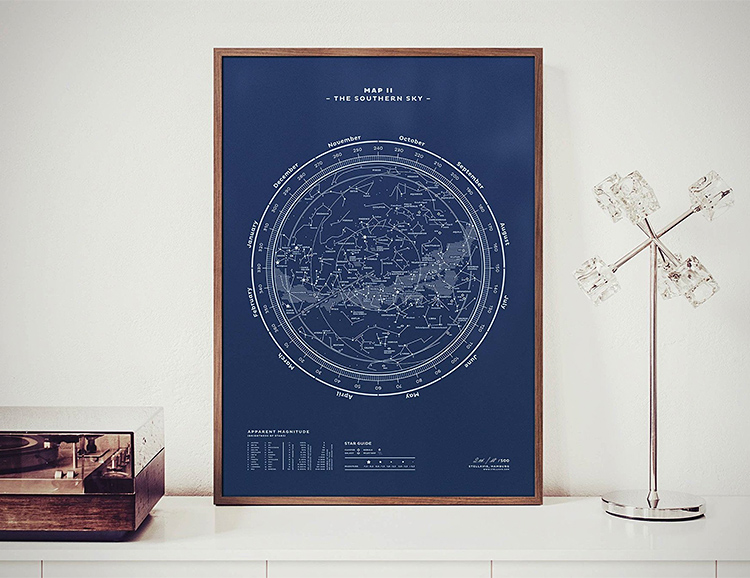 These Constellation Map Prints Will Have You Seeing Stars