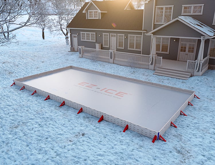 EZ-Ice Turns Your Yard Into a Skating Rink