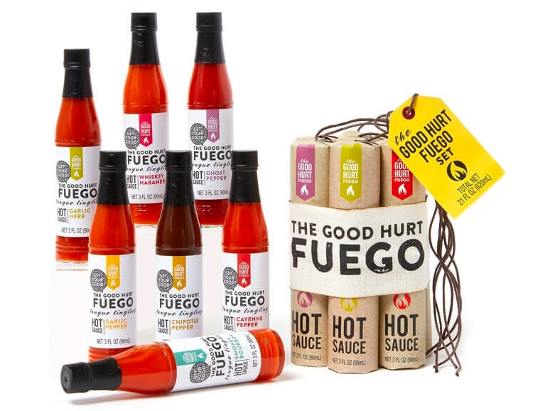 Get that Good Hurt with this Fuego Hot Sauce Sampler