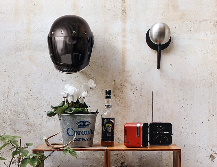 Nice Rack: The Halley Helmet Holder