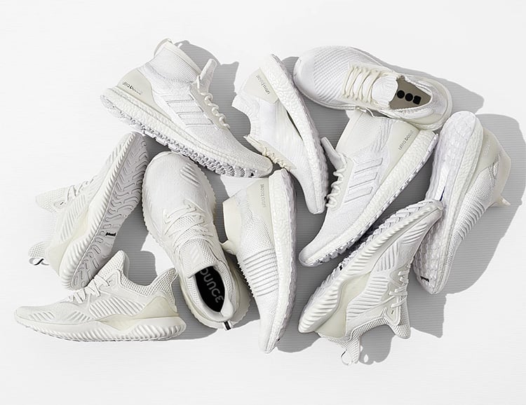 adidas white collection