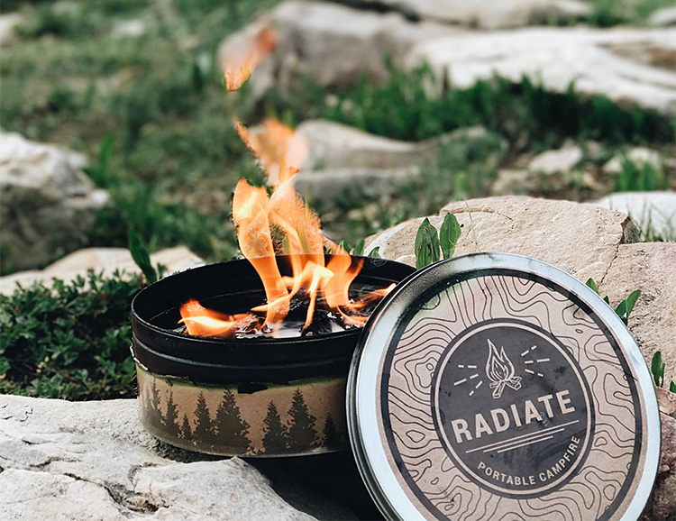 The Radiate Portable Campfire Adds Effortless Ambiance