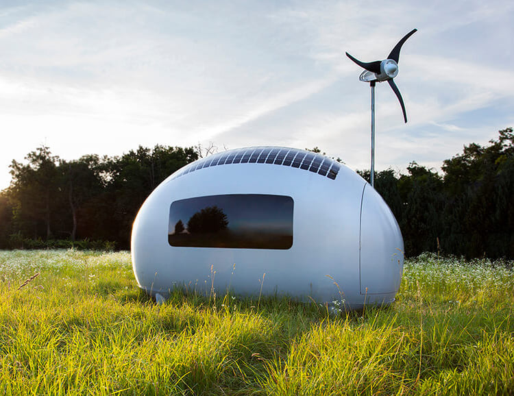 Ecocapsule is a High-Tech Tiny Home for Off-Grid Living