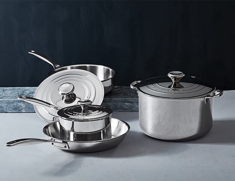 Le Creuset Introduces New 7-Piece Stainless Steel Collection