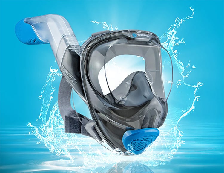 See More With This High-Tech Full-Face Snorkel