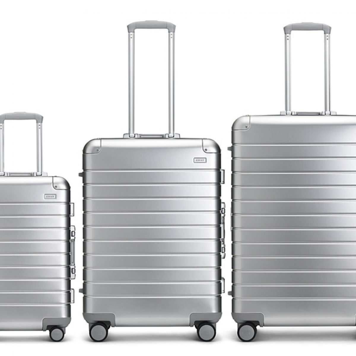 away aluminium suitcase