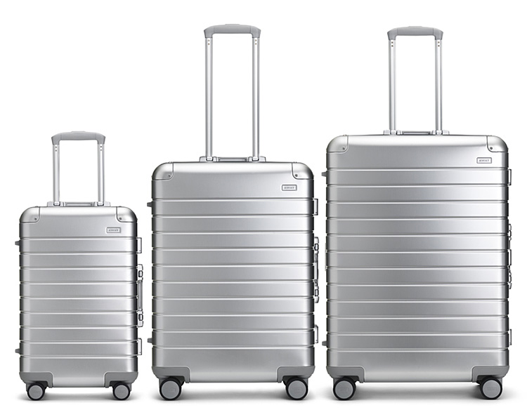 Away Launches Aluminum Edition Luggage Collection