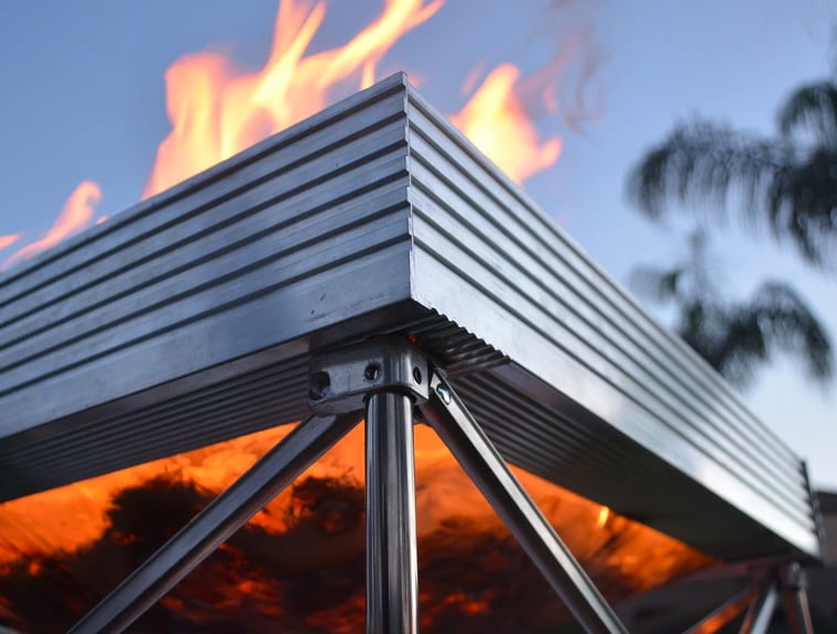 Blaze Up with the Pop-Up Fire Pit