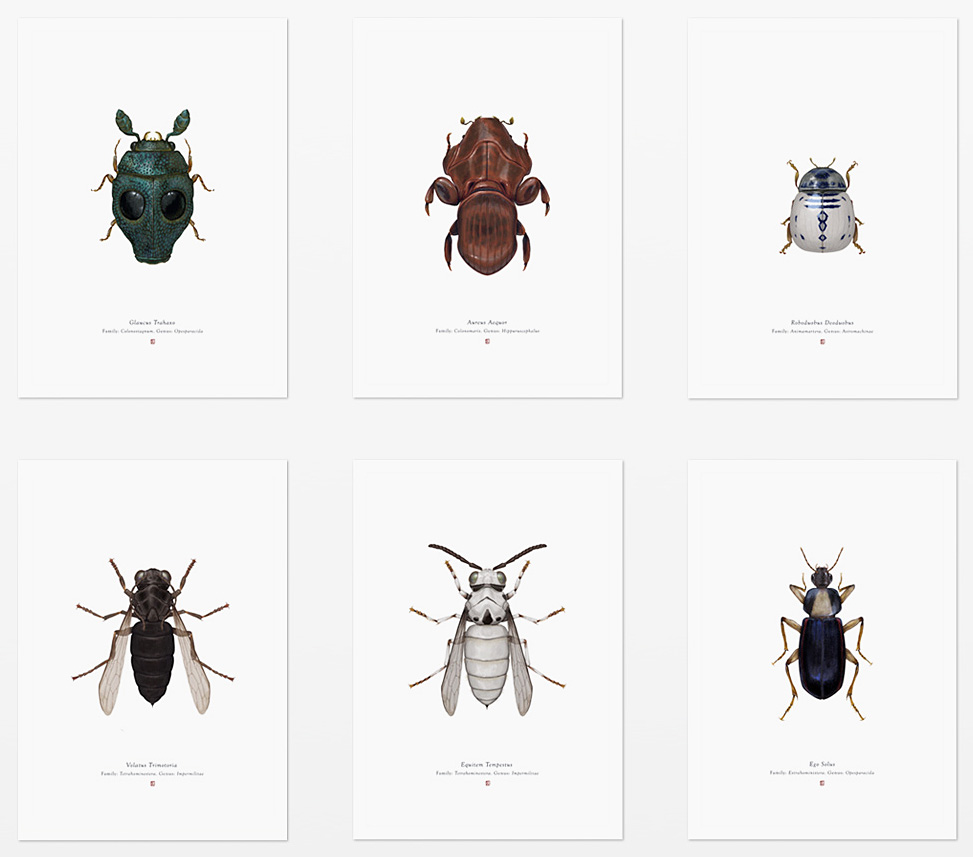 Look Closely At These Star Wars Insect Prints