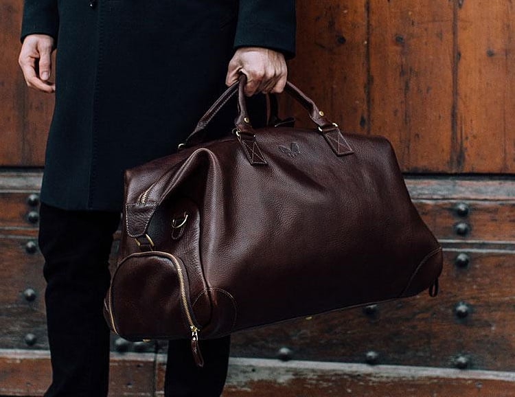 The Bennett Winch Leather Weekender is Built to Last a Lifetime