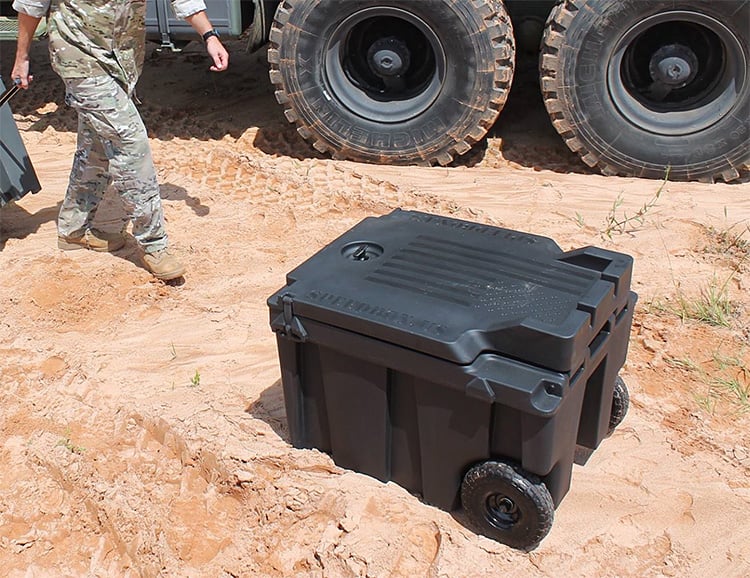 Speedbox is a Military-Grade, Stackable Cooler