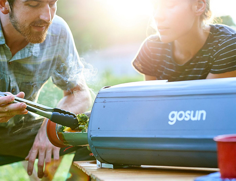 GoSun Fusion is a Hybrid Solar/Electric Oven