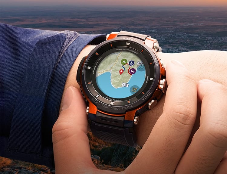 Casio Introduces Dual-Display WSD-F30 Pro Trek Smart Watch