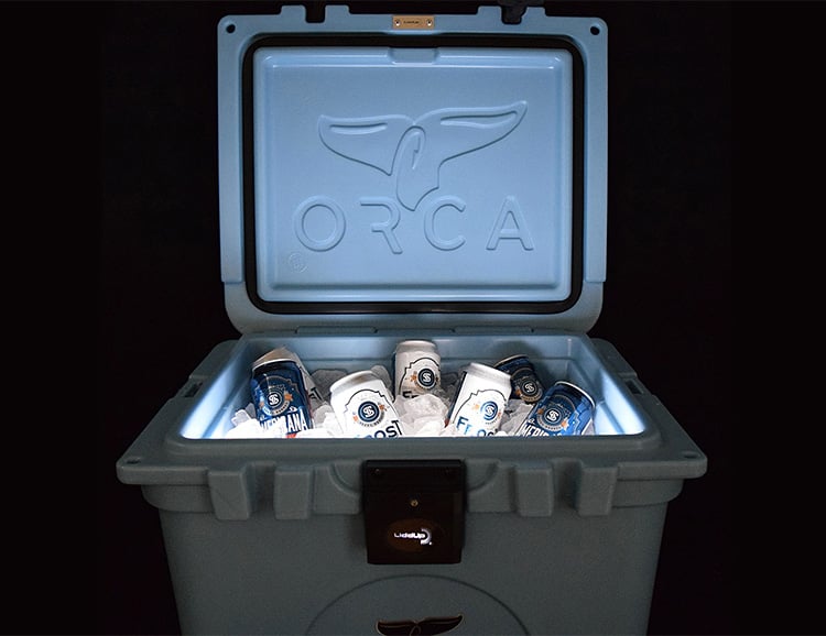 The Orca LiddUp Cooler is Lit