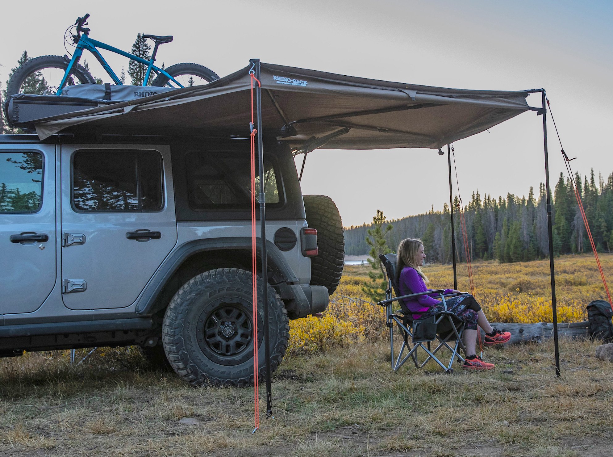 Rhino-Rack has a Wraparound Awning for your Mid-Size Adventuremobile