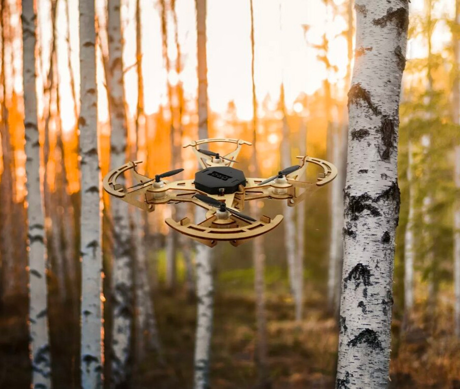 Aerowood is a DIY Drone Made of Wood