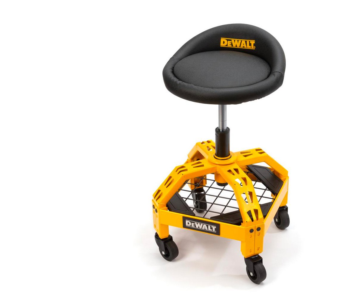 Get Right To Work On DeWalt’s Adjustable Shop Stool