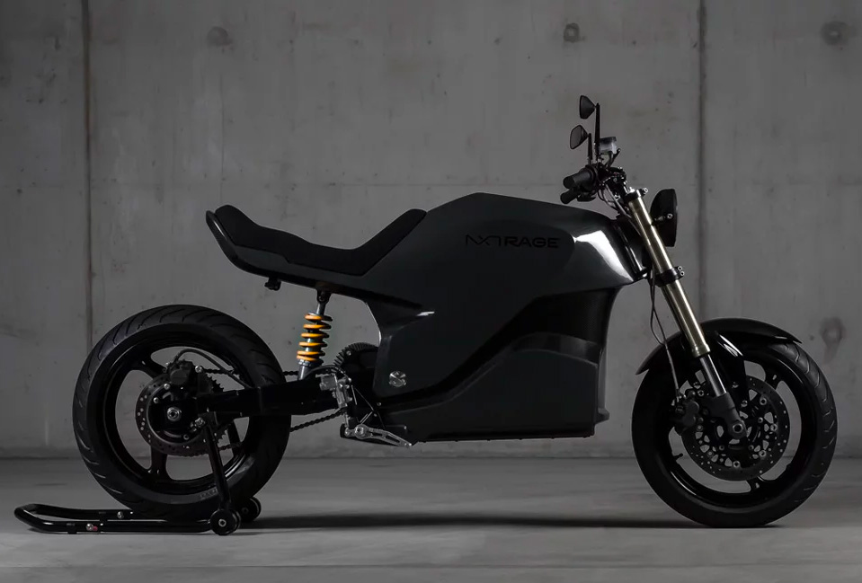 NXT Motors Rolls Out Carbon-Fiber Rage Sport Bike