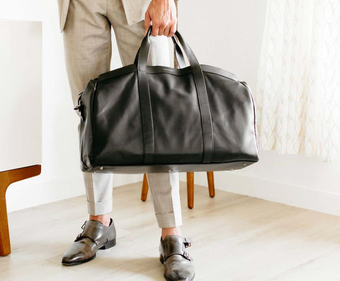 Hook & Albert’s Getaway Leather Duffel Travels In Style