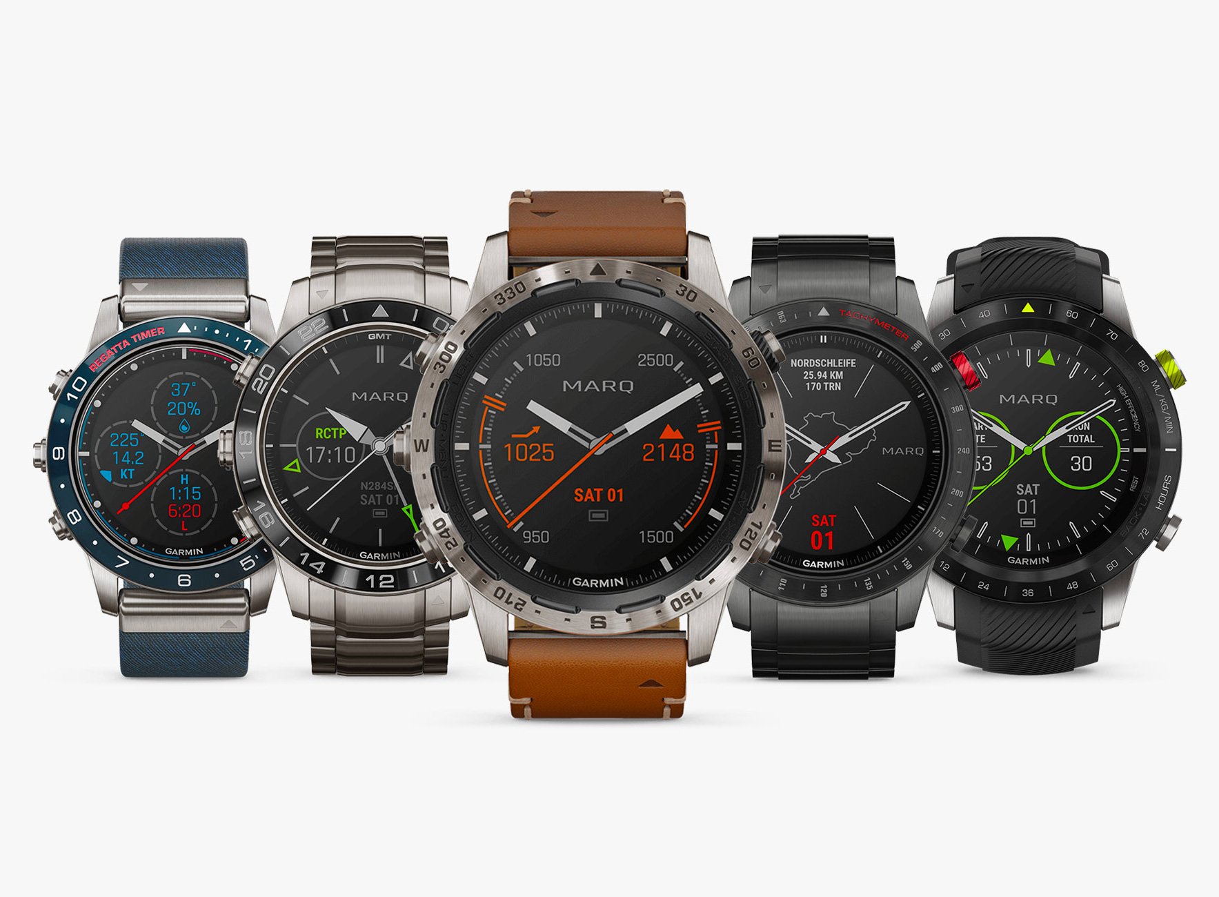 Garmin’s MARQ Collection Watches Merge High-Tech Function & High-End Finish