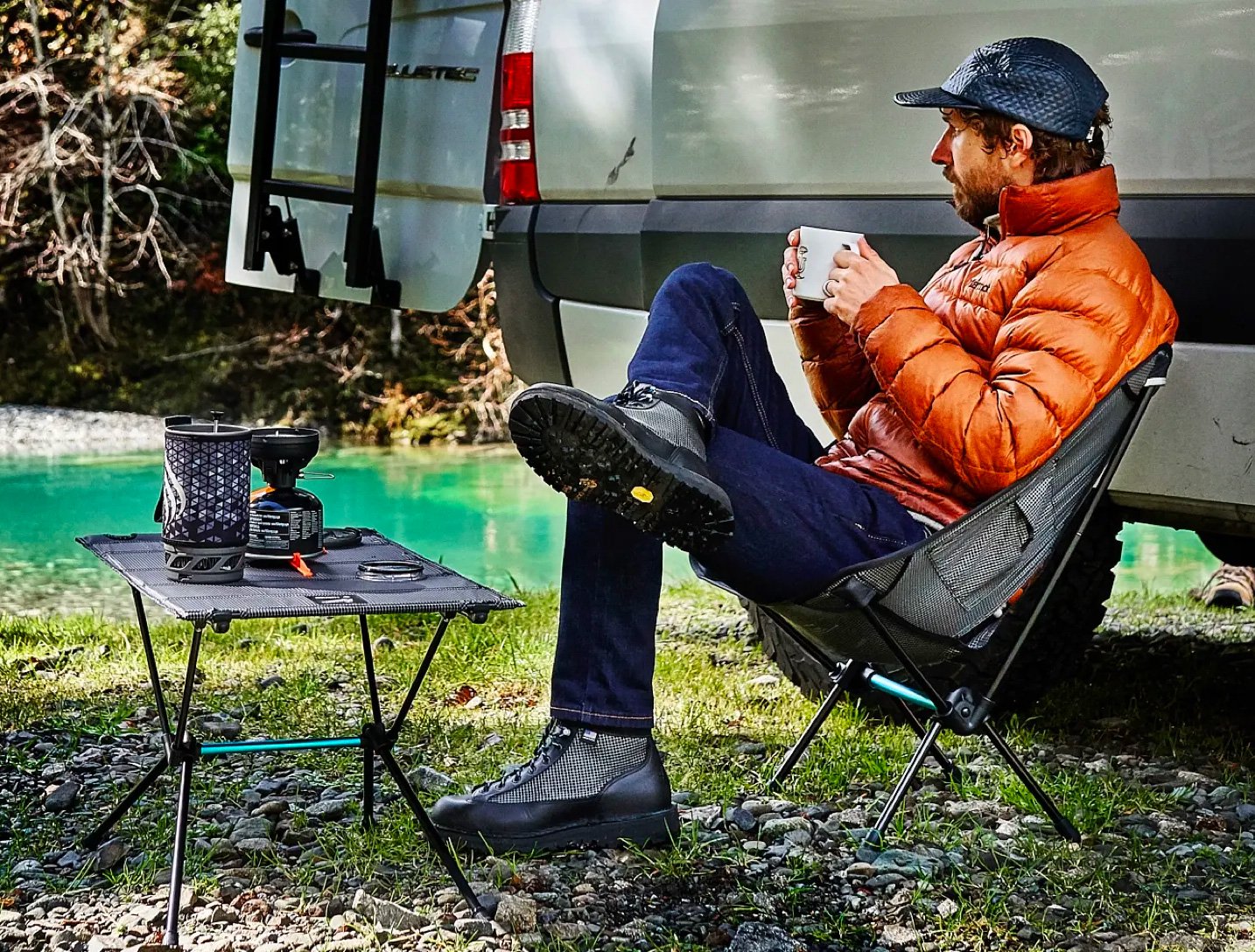 Danner & Helinox Team Up on a Light Hiker, Camp Chair & Table