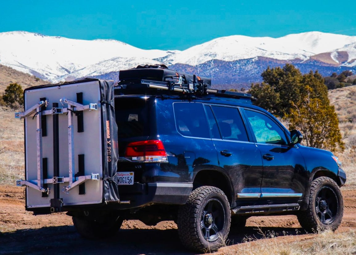 Hitch Tent Gets Your Rooftop Tent Out of the Way