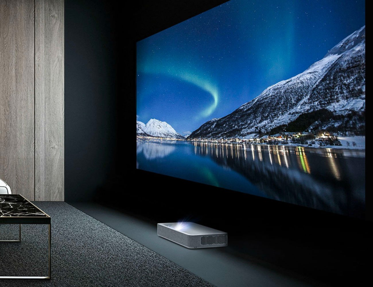 This Short Throw 4K Projector Creates a Huge Hi-Def Display