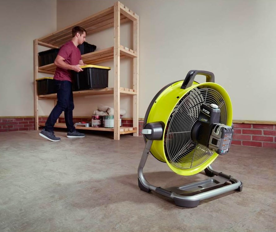 Ryobi Made a Bigger, Better Cordless Jobsite Fan