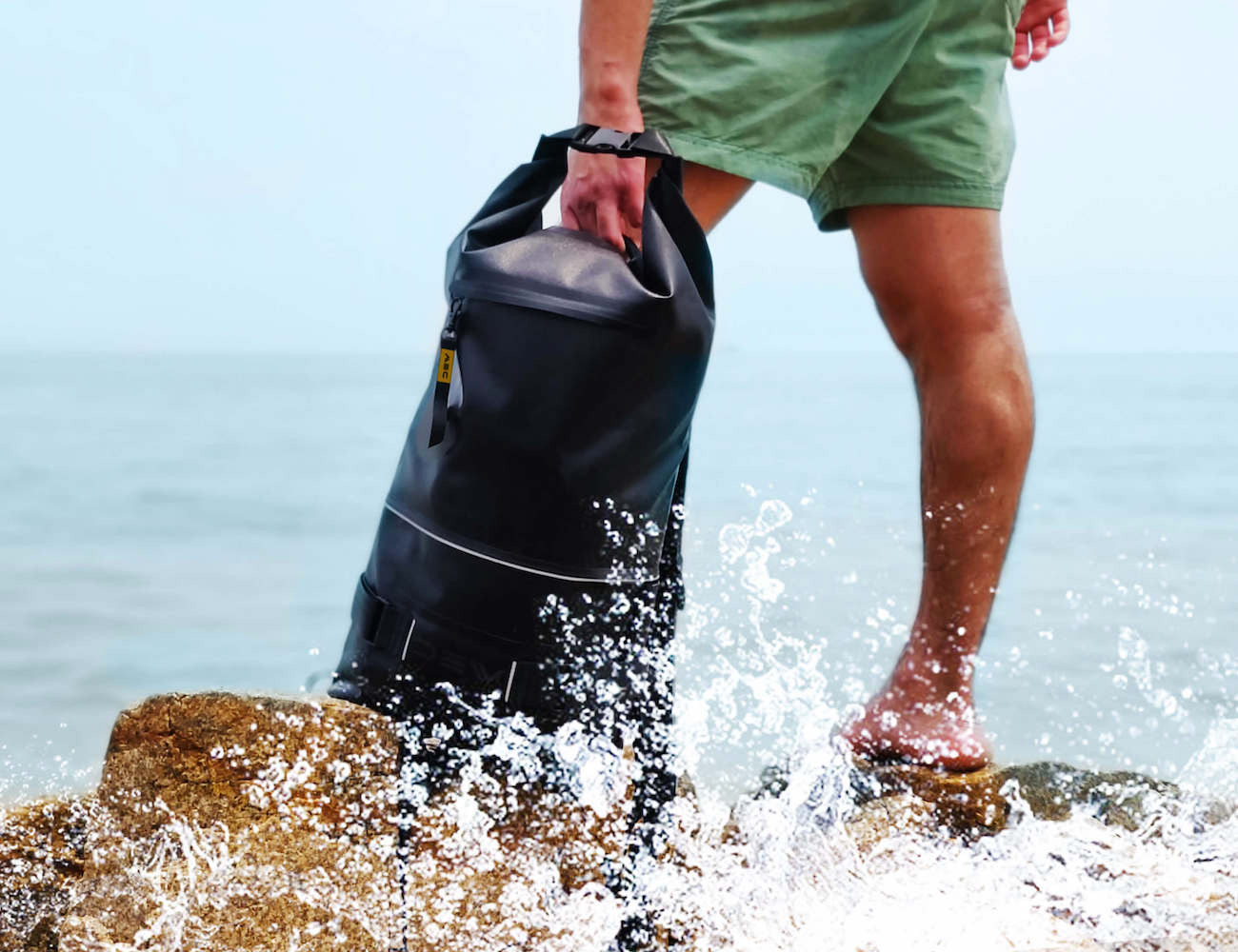 The Roll-Top AVO Backpack is 100% Waterproof