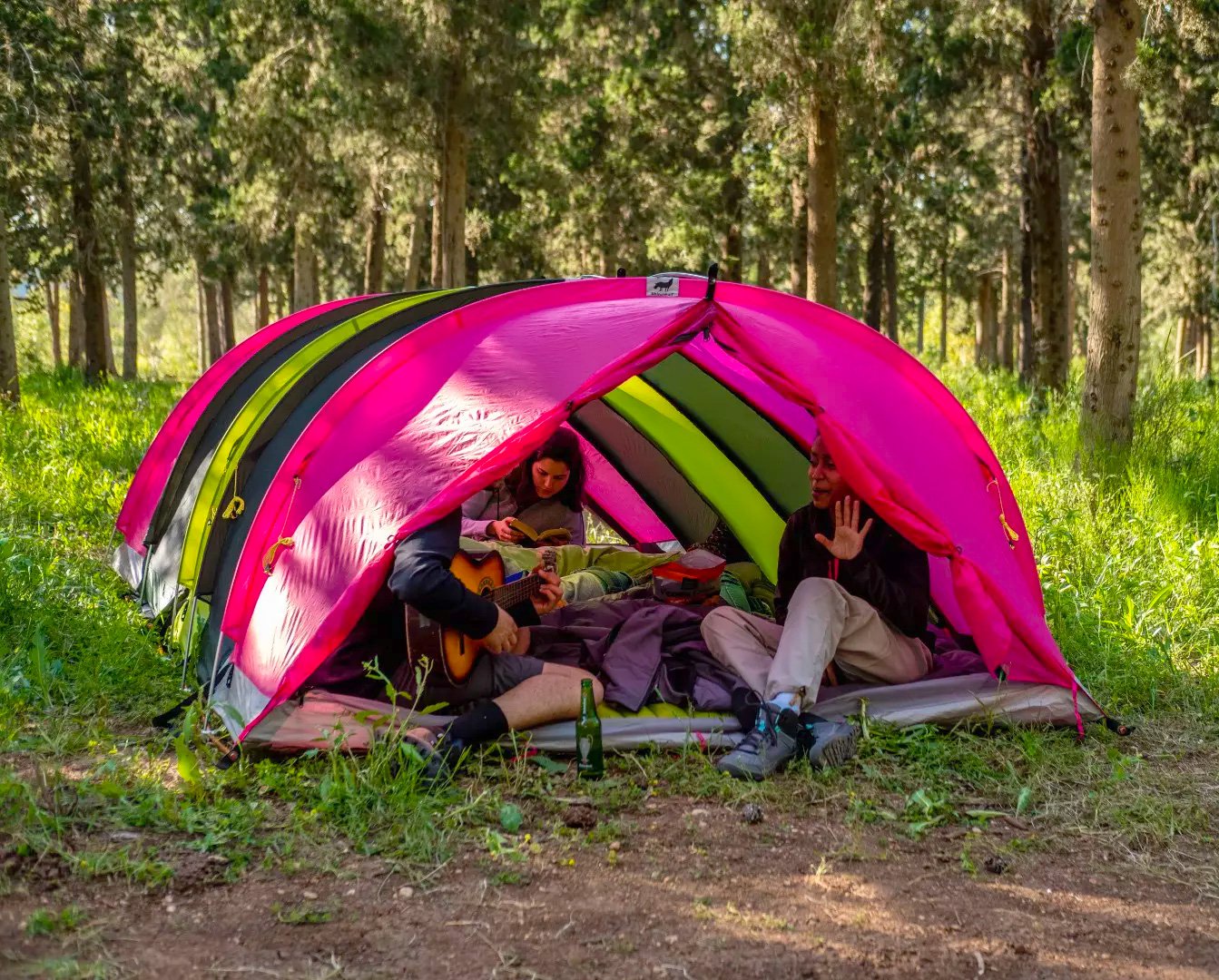 Come Together in the RhinoWolf 2.0 Attachable Tent